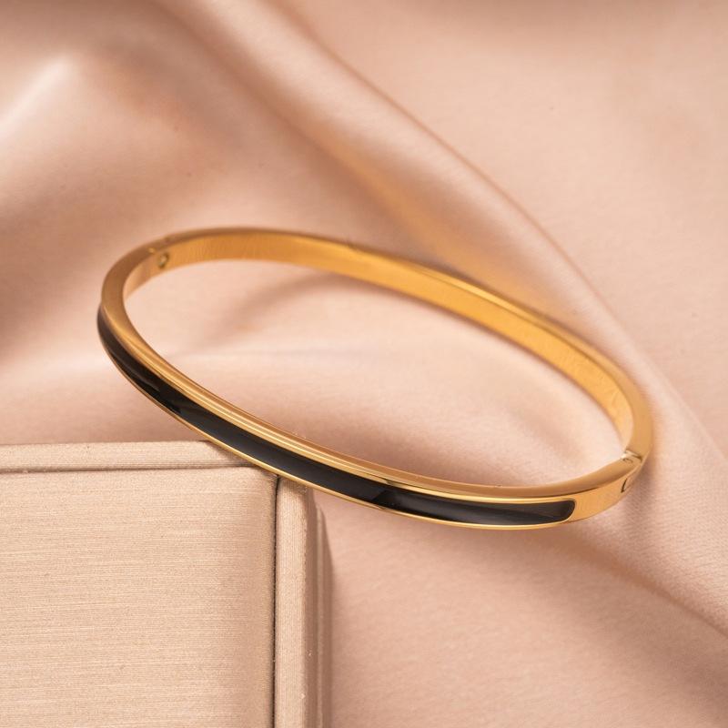 Women's K Color Buckle  Oil Dripping Bracelet  Bracelet High-end Hand Jewelry