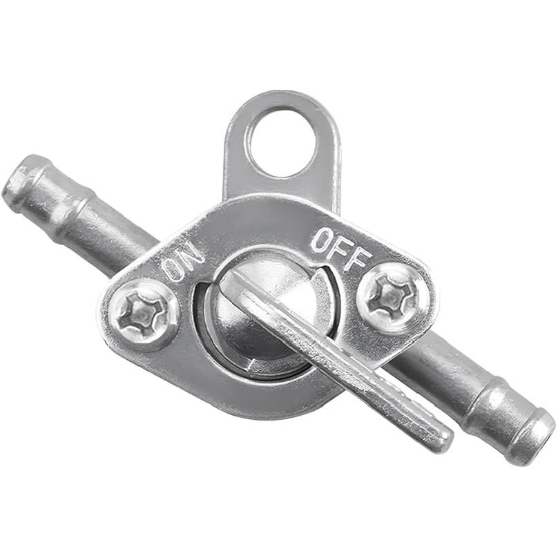 2 PCS Inline Fuel Tank Tap Valve, 6Mm Motorcycle Inline Fuel Petcock Shut Off Valve, Gas Fuel Tank Tap On-Off Switch For 50/70/90/110/125/140/150Cc