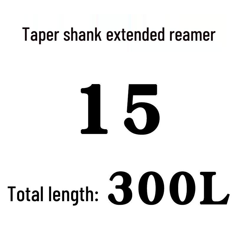 Extra Long High-Speed Steel Taper Shank Machine Reamer for Deep Holes, Sizes 16, 18, 20, 22, 24, 25, 30, 40