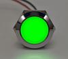 2 vnt LED prietaisų skydelio indikatorius Off-Road 22mm Žalias