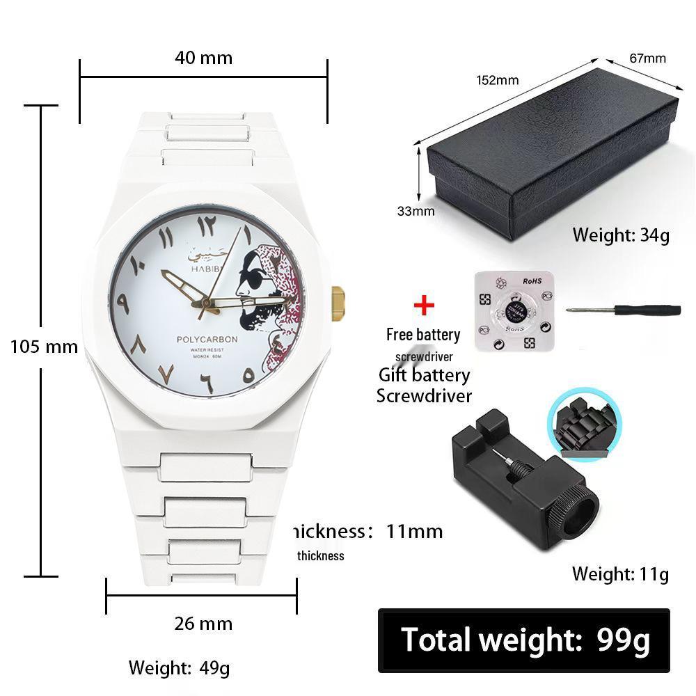 2024 Špičkové vodotěsné pánské a dámské quartzové hodinky pro jihovýchodní Asii a Blízký východ