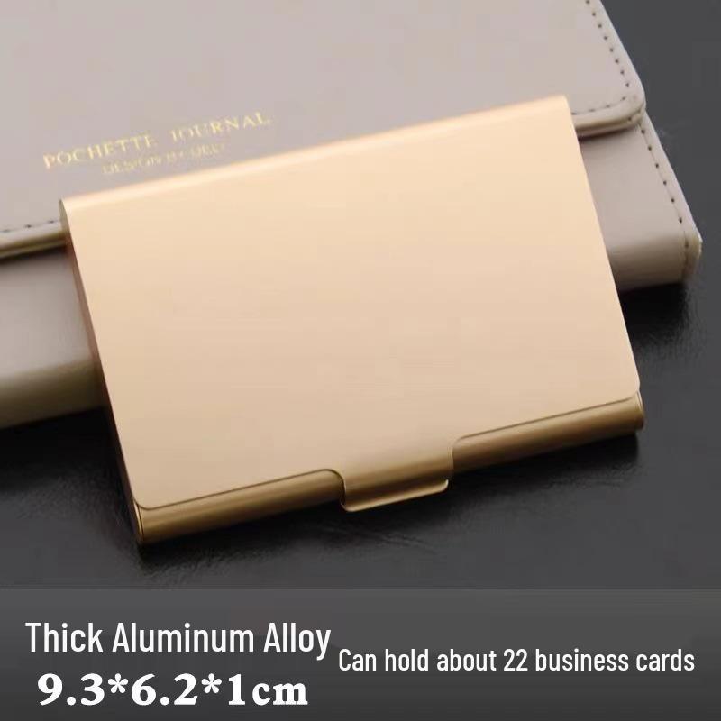 

Доступный алюминиевый визитница, большой вместимости, портативный и унисекс, идеально подходит для выставок, подарков, с возможностью нанесения логотипа на заказ. 9.3*6.2*1.0 cm розы красного