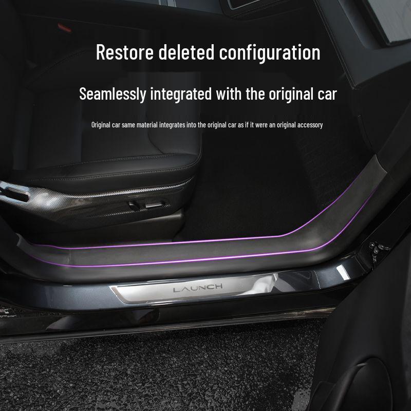 Tesla Model Y/3/YL Front & Rear Tailgate Protection Strips and Door Sill Plates with Free Shipping