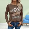 Spring and Autumn Women Long Sleeve T-shirt Fashion Leopard Graphic T-shirts 3d Print Streetwear Ladies Tees Loose Casual Female Tops