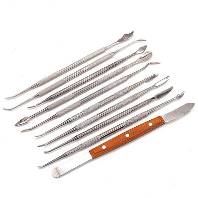 5 τμχ/10 τμχ Σετ εργαλείων οδοντιατρικού κεριού σκάλισμα από ανοξείδωτο χάλυβα Ευέλικτο κιτ Dental Lab Tool Instrument