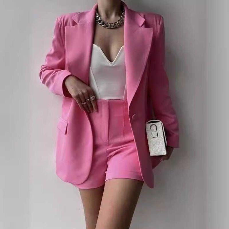 Nightclub Suit Set Women Fashion Nightclub Stage Performance Host Elegant Business Suit Suit Female