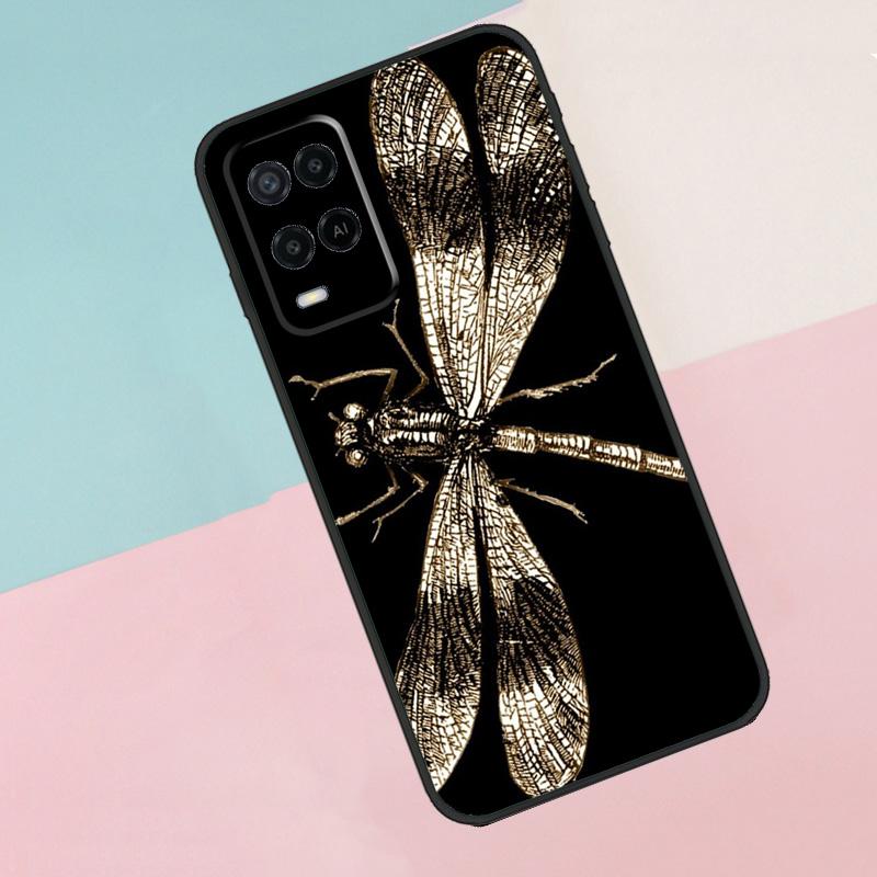 Dragonfly For Oppo A16 A76 A96 A15 A80 A60 A40 A94 A54 A98 A78 A18 A38 A58 A17 A77 A74 A57S Phone Case