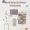 Newcomers Get 8 Sheets of 0.01: Salt-Style Morandi Color Dot Wall Stickers - Decorative Round Paintings