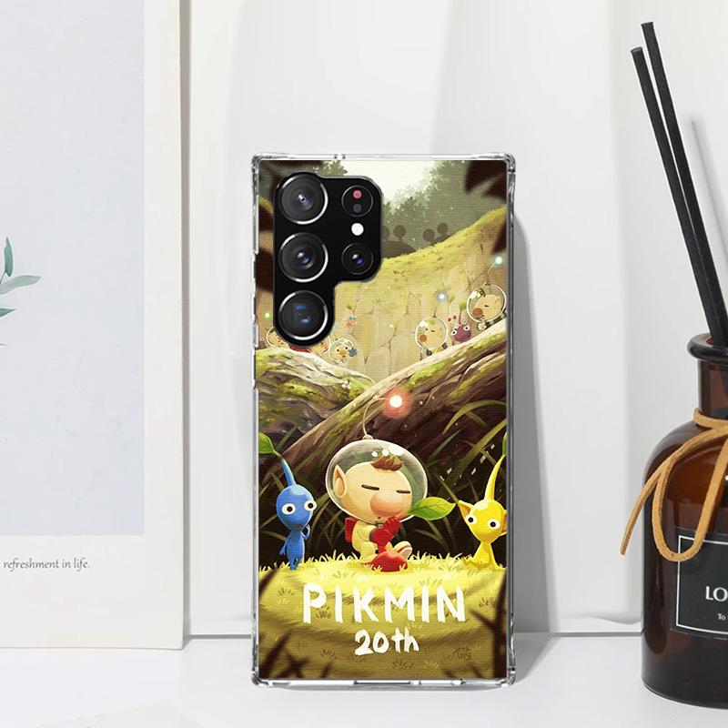 Game P-PikminS 4 Phone Case For Samsung Galaxy S26 S25 Edge S24 FE S23 S22 Ultra S21 Plus S20 + Art Fundas Back Cover Galaxy S25