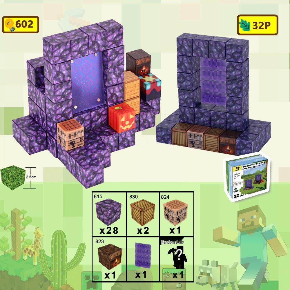 My Magnetic Cube Puzzle: 25MM Mini Building Block Magnets