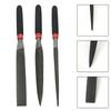 3Pcs Small Steel Files Needle Flat File For Stone Glass Metal Carving Craft Needle Filing Woodworking Hand Tool Sets