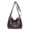 Women's 2021 Trendy Soft Leather Shoulder Bag - Large Capacity, All-Match, Middle-Aged Messenger Style