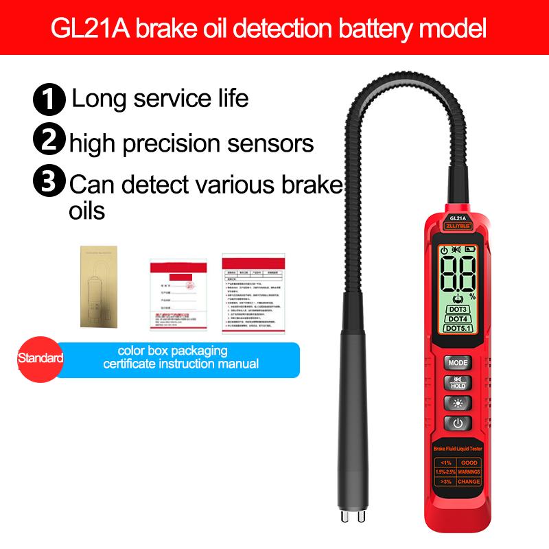 

Auto Car Brake Fluid Liquid Tester Pen With 5 LED Car Auto Vehicle Tools Diagnostic Tools Mini Brake Fluid Tester For DOT3/DOT4 GL21A