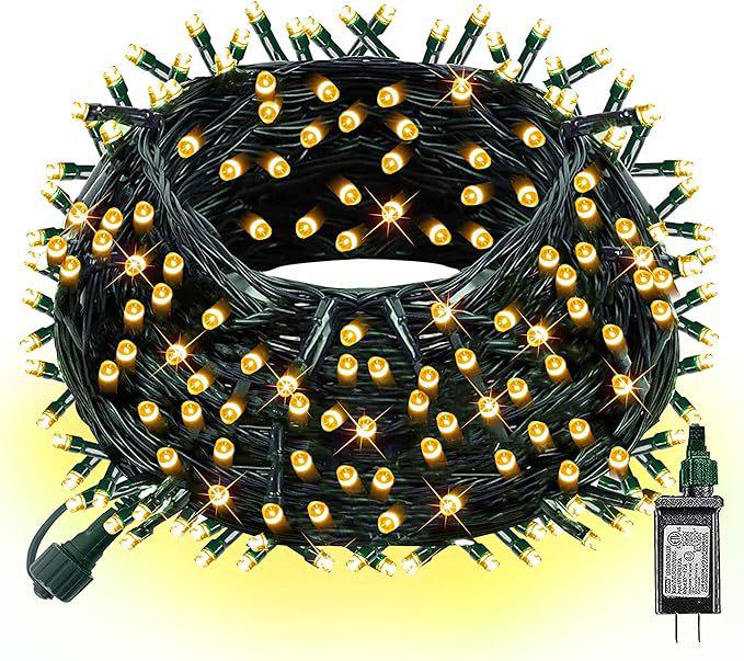 24V US Standard Flashing Color String Lights for Outdoor Trees and Balconies - Starry Festival Decoration, Low Voltage