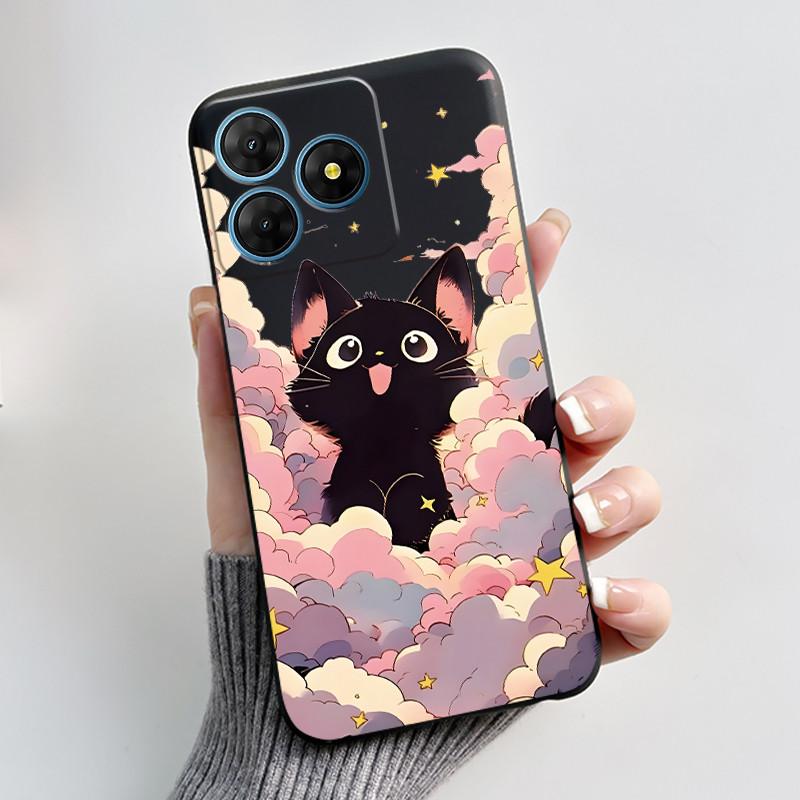 Für Blackview Oscal Flat 2 2C 1C Handyhülle Luxuriös Niedlich Cool Weiches TPU Silikon Rückabdeckung für Oscal Flat2 Flat2C Flat1C Hüllen