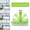 Retractable Long Handle Triangle Brush Multifunctional Floor Bathroom Cleaning Brush Sponge Brush Kitchen Supplies Cleaning Tools