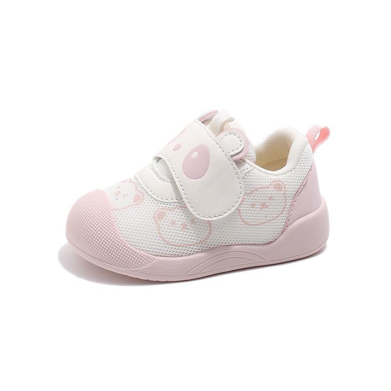 Girl Shoes 2025autumn New Fashion Versatile Child Shoe Simple Casual Breathable Girls Mesh Shoes Soft Sole Baby Walking Shoes