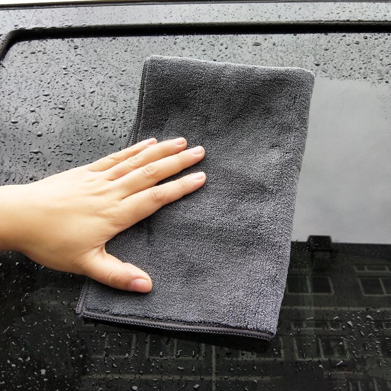Premium Dual-Sided Microfiber Car Wash & Suede Coral Fleece Absorbent Towel