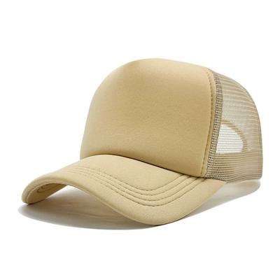 Plain Mesh Baseball Cap Hip Hop Trucker Hat Adjustable Unisex Dad Cap for Women Men