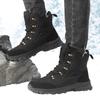 TUINANLE Men Winter Snow Boots Large Size Breathable High-Top Outdoor Hiking Boots
