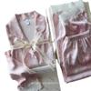 Light Luxury High-end Lace Lace Ice Silk Pajamas Women's Long-sleeved Trousers Thin 1011 New Spring and Summer Loungewear