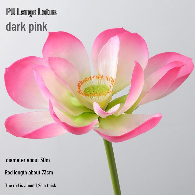 Artificial Lotus Leaf Pond Scenery Props with Stem for Stage and Landscape Photography