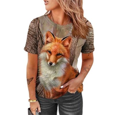 Versatile Cartoon Anime Simple O-neck Paint Funny Pattern Casual Women's T Shirt Summer Short Sleeved Fashion Ladies Top Hip Hop