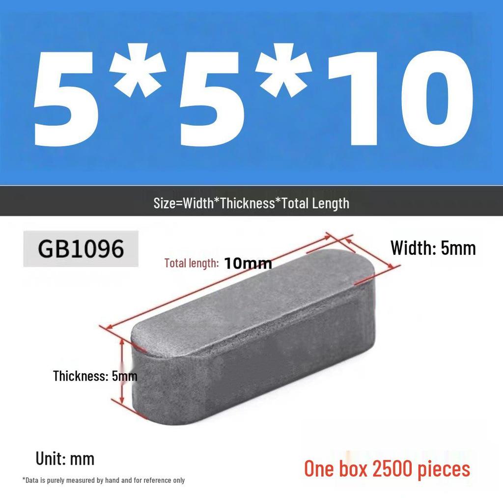 A3 Material Double Round Head Key Pin, Plain Key, Type A, Complete M3/M4/M5 Specifications