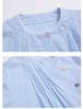 Girls' Autumn Lace Two-Piece Set: Long-Sleeve Top and Skirt for Children