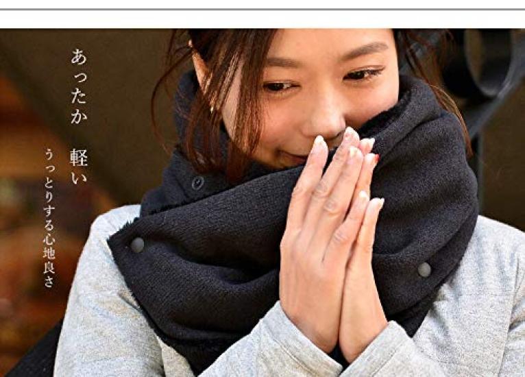 nakota Original Fleece Warm Snood Free Cross Blue Micro-Boa 2-Way Scarf, Size,