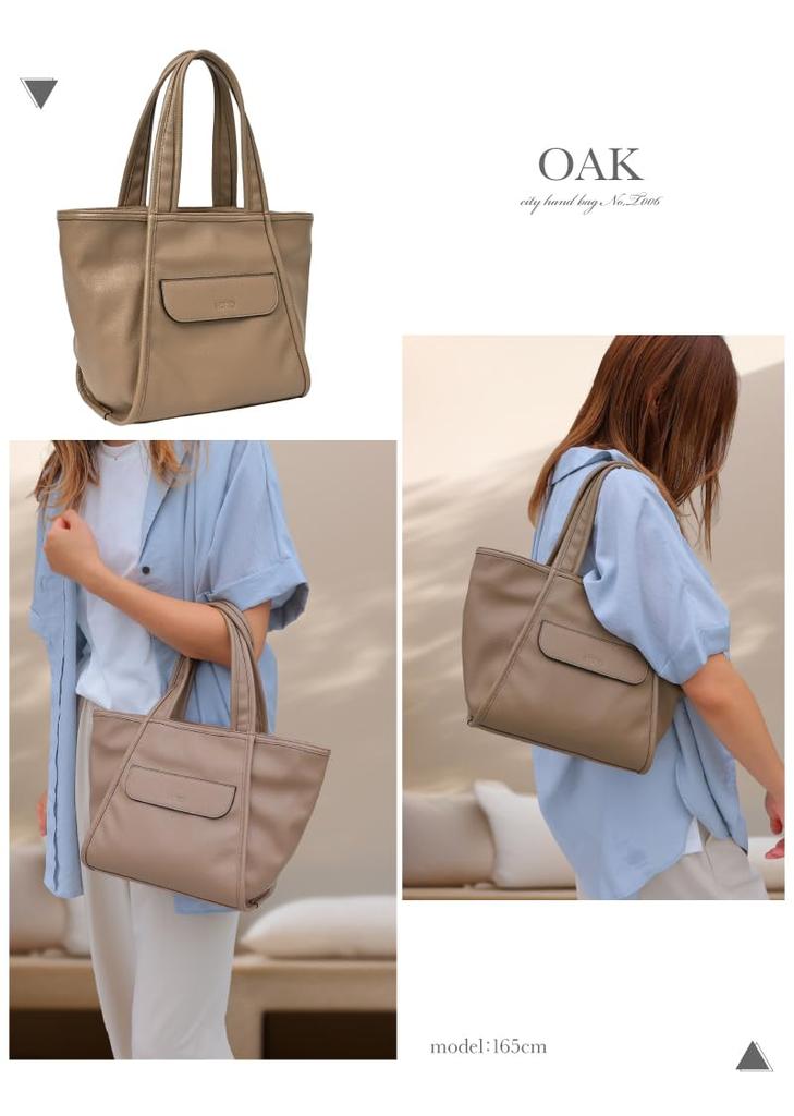 ANDSHIN Lightweight Handbag T006 Women's (Oak)