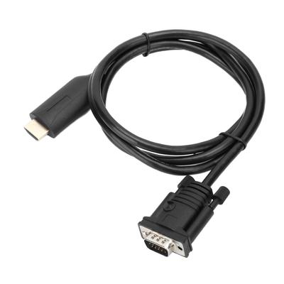 HDMI auf VGA Konverter Adapter Digital zu Analog Signalwandler mit 1,2 m Kabel