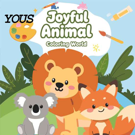 Easy Trace Line Drawings Children's Coloring Book, with Cute Animal Theme, Thick Paper Sketchbook, Kids Fun Pictures for Toddlers Drawing And Painting