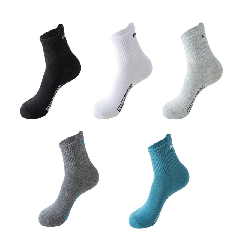 10 pares novos meias masculinas de algodão orgânico respirável meias esportivas casuais atléticas primavera verão para masculino plus size EUR38-45