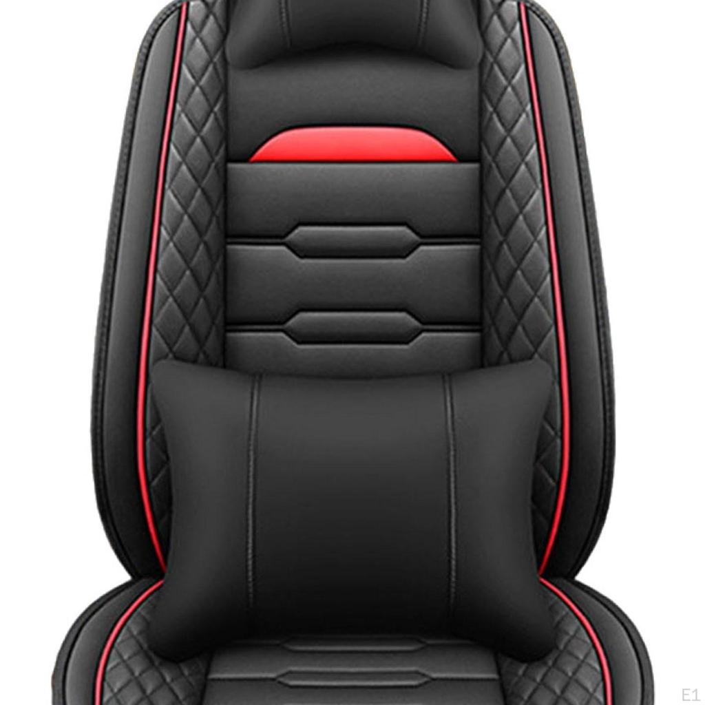Excavator Seat Cover Accessories Protector Breathable PU Leather Wear Resistant Decorative Easy to
