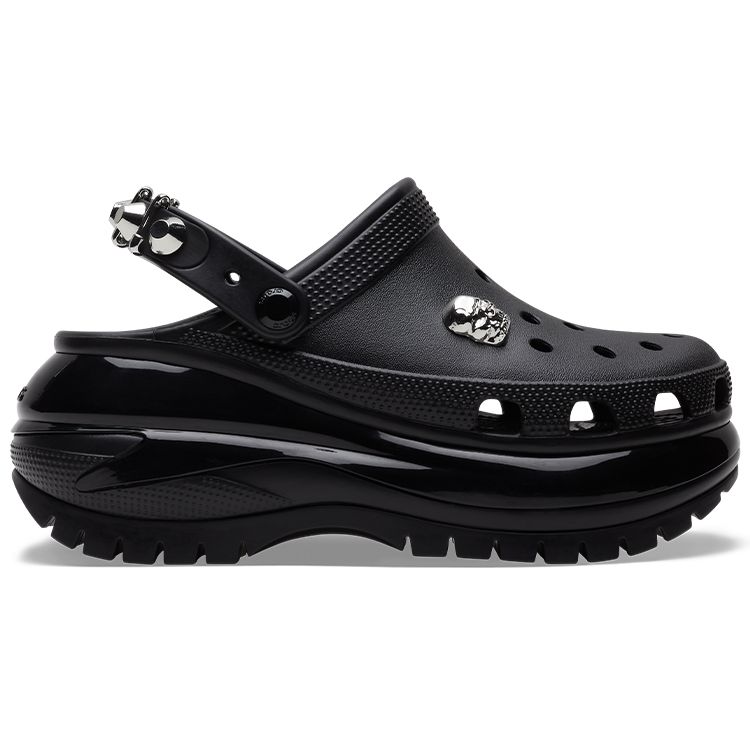 Crocs Mega Crush Clog EVA Fashion Thick Sole Clogs Women Clogs Black 208328-060