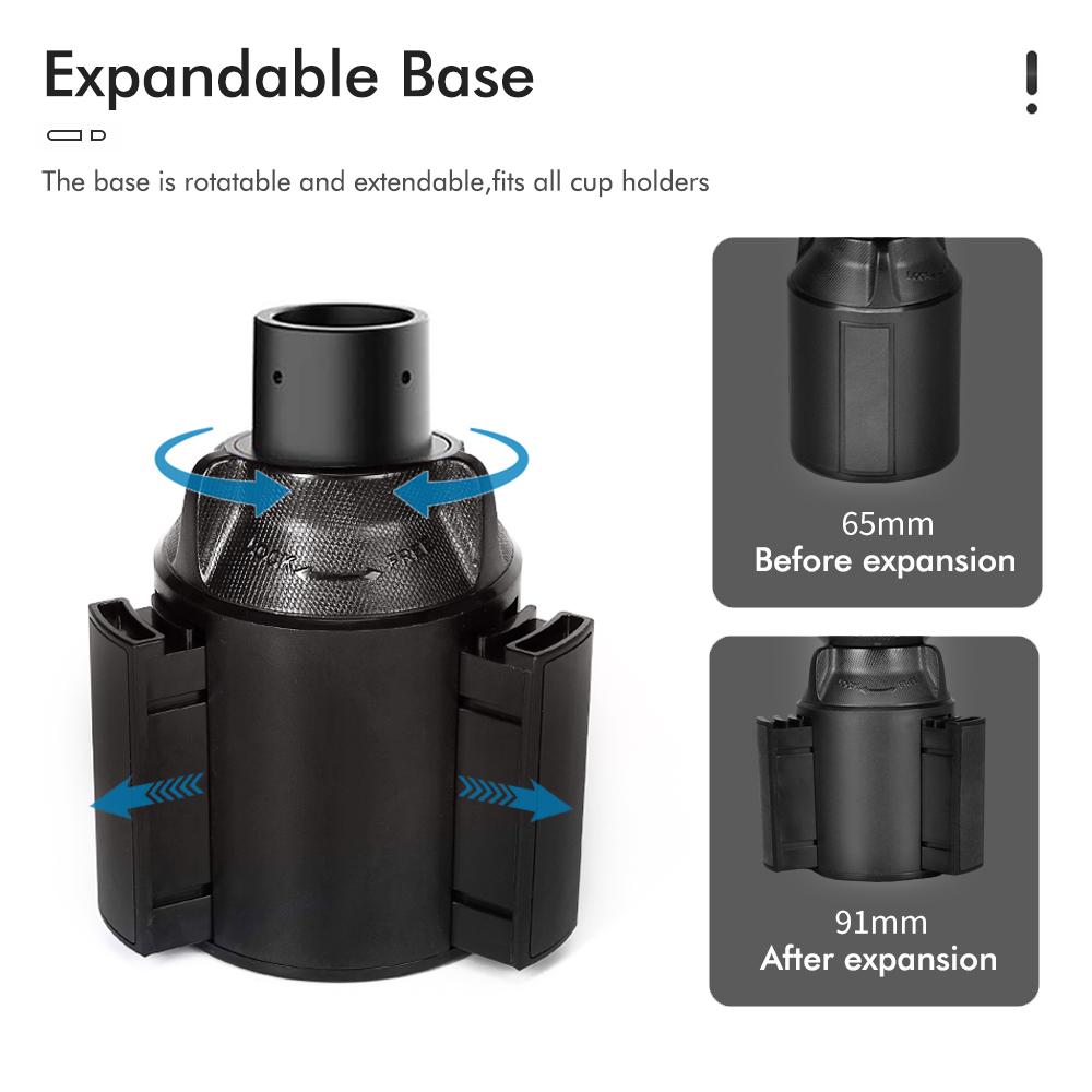 Multi-cup Car Cup Holder 360 Degree Rotating Car Cup Water Bottle Holder Car Cup Holder Car Dinner Plate Car Cell Phone Holder