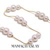 MamacitaSlay 316L Stainless Steel  Pearl Pendant Necklace 18K Gold Plated Waterproof Jewelry For Women 2026 Summer Beach Gifts
