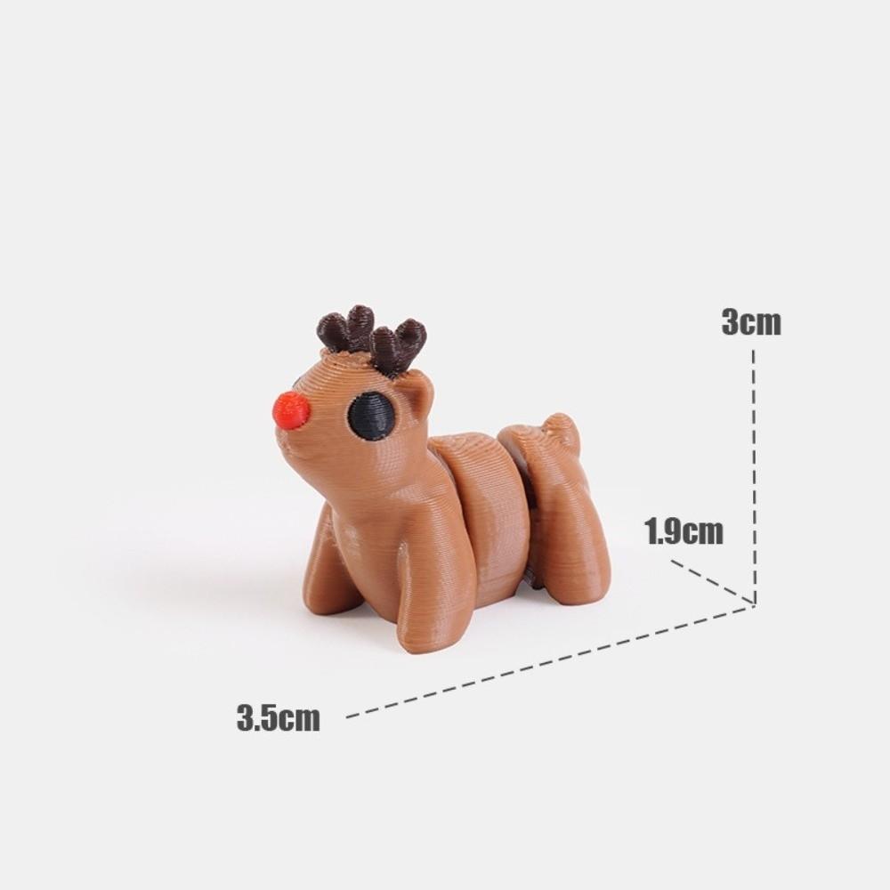 Cute Critter Style Multi-Joint Fidget Toys Multi-Jointed Movable Office Desk Decoration  Home Decor