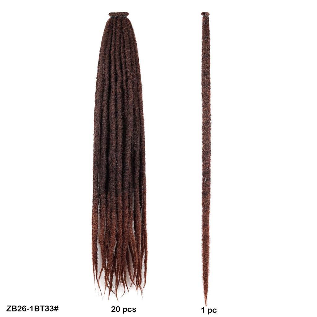 20 Stück/Lot Afro Flechthaarverlängerung 36 Zoll Vorgestrecktes Flechthaar für Haarflechten Synthetische Box Braids Häkelhaare für Frauen Damen