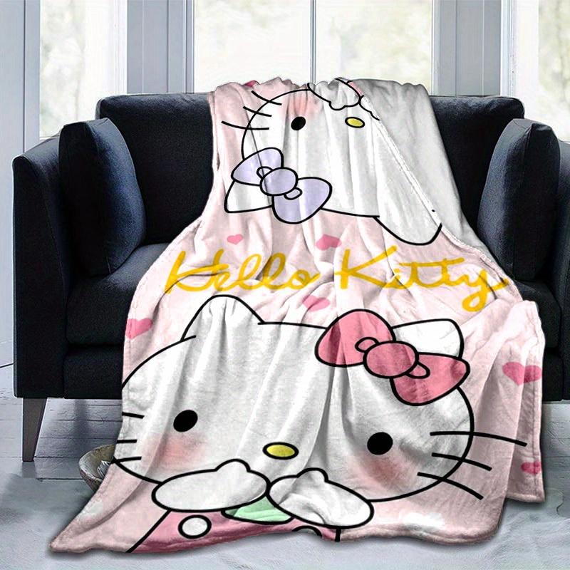 

1pc. Hello Kitty Cute Cartoon Blanket - Perfect for Home, Office, Outdoor Use, Gift Idea, Suitable for Al 100x150cm