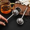 Stainless Steel Teapot with Press-Type Tea Infuser Strainer