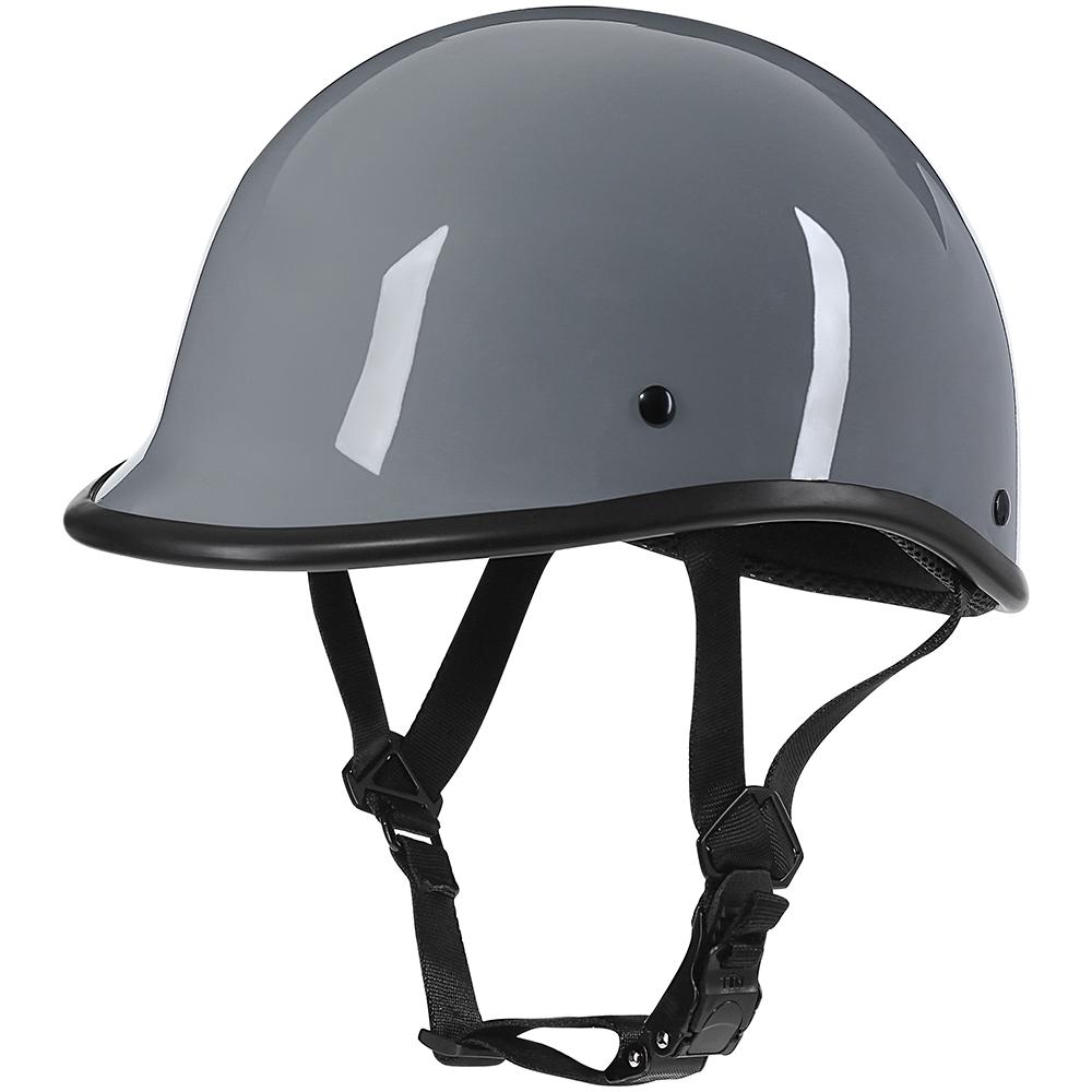 VGV Classic Retro Half Helmets for Motorcycle Open Face Helmet Beanie Cruising Skull Cap Small for Motorbike Scooter Chopper