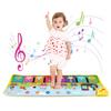 100x38cm Kid Animal Music Piano Mat Toddlers Floor Keyboard Dance Mat 13 Key Kid Musical Toys Educational Toys for Kid Gifts