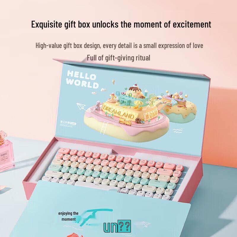 UGREEN Fun+ 84-Key Dual-Mode Low-Profile Mechanical Keyboard