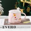 Cute Cartoon Christmas Mug Creative Christmas Souvenir Ceramic Cup Coffee Cup
