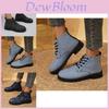 Stylish Women's Martin Boots 2024 Spring Autumn New Arrivals Comfortable Lace Up Short Booties