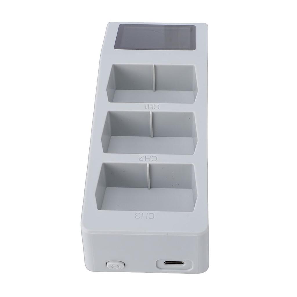 LCD Parallel Battery Charger Fit for Mini5pro Series Drone USB C Interface 3 Batteries Charging Hub