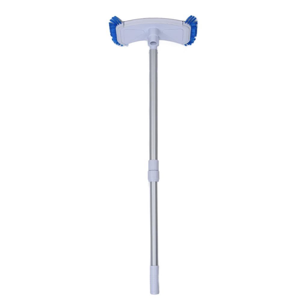 Portable Swimming Pool Cleaner Set Suction Head Telescopic Rod with Brush Pool Cleaning Tool