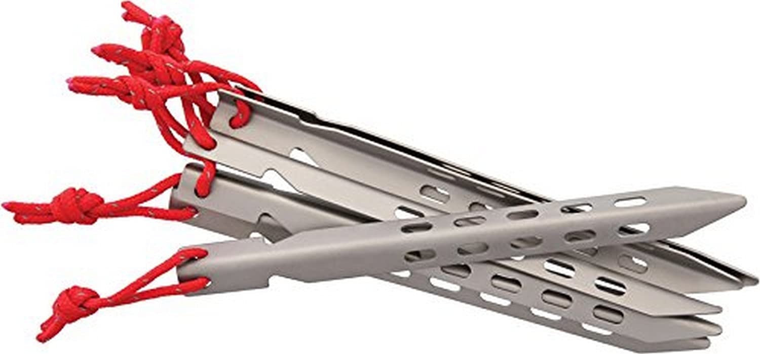 

Virgo Titanium Ascent Tent 6 Pack - Stakes, серебряный
